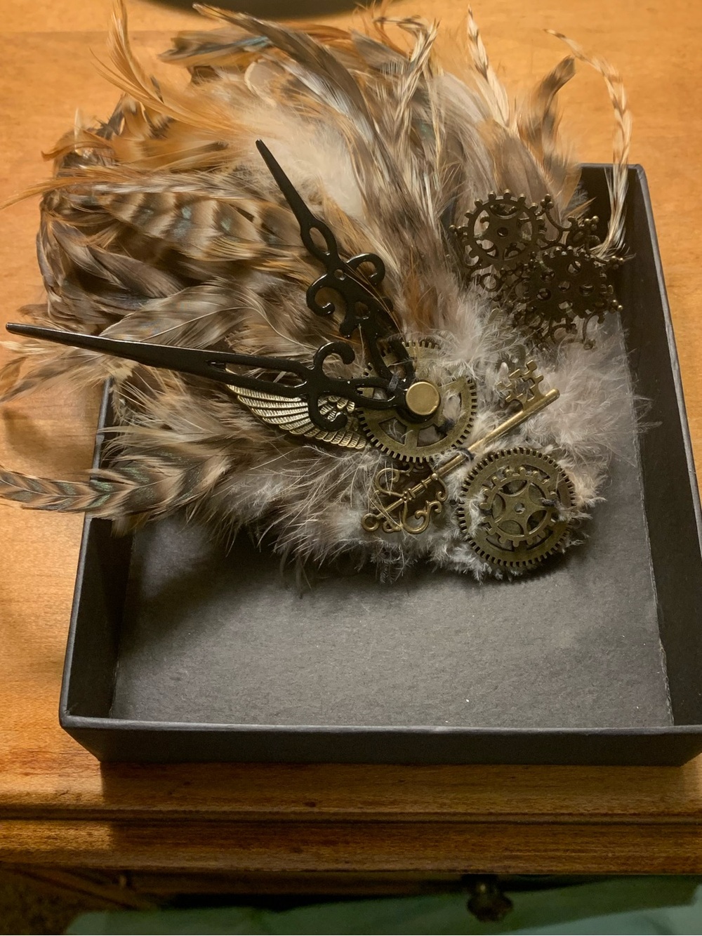 NIB RQ-BL Mistress of Time Steampunk Headdress Fascinator